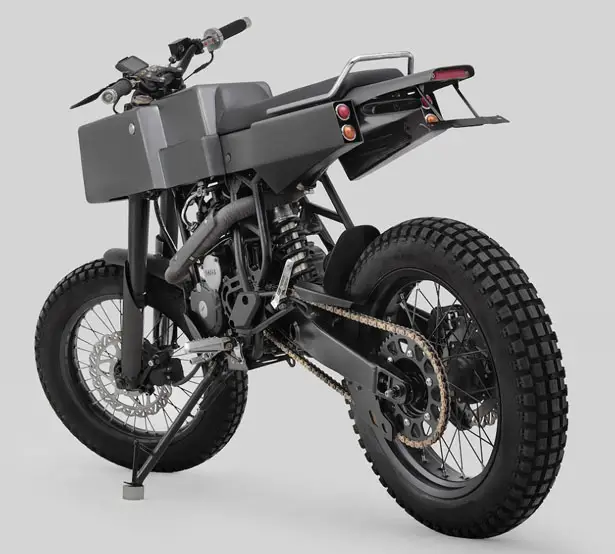 T 005 Cross Motorcycle Features Boxy Shaped Body Tuvie T 005 Cross Motorcycle Features Boxy Shaped Body Tuvie