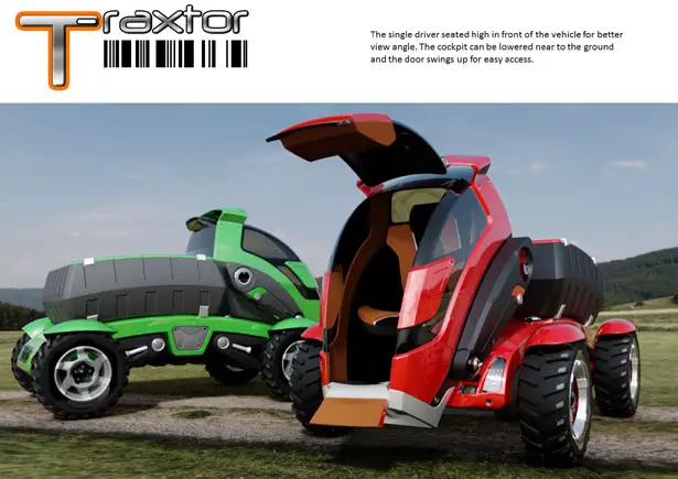 T-Rextor: Modern Agriculture Concept Tractor by Saharudin Busri