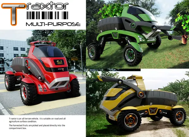 T-Rextor: Modern Agriculture Concept Tractor by Saharudin Busri