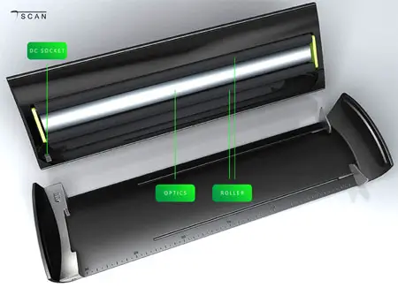 tScan sleek and compact scanner concept