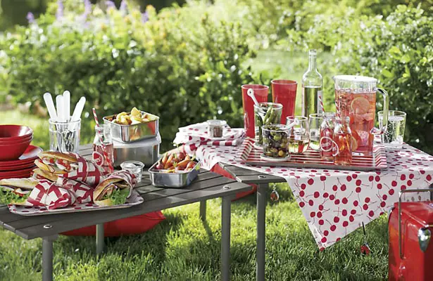 Table in A Bag for Picnics or Casual Dining Outdoor