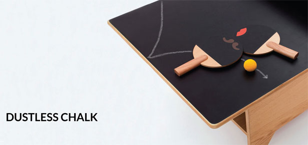 Table Tennis Coffee Table by Huzi Design
