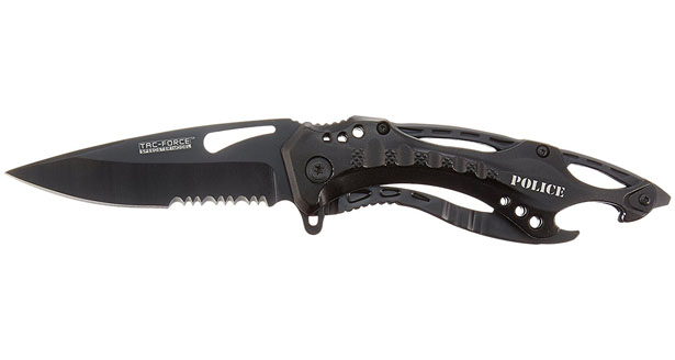 TAC Force TF-705 Series Assisted Opening Tactical Folding Knife with 3mm Serrated Part