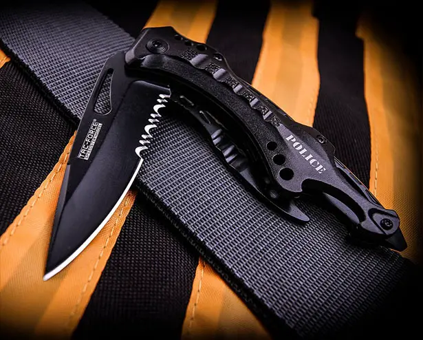 TAC Force TF-705 Series Assisted Opening Tactical Folding Knife with 3mm Serrated Part