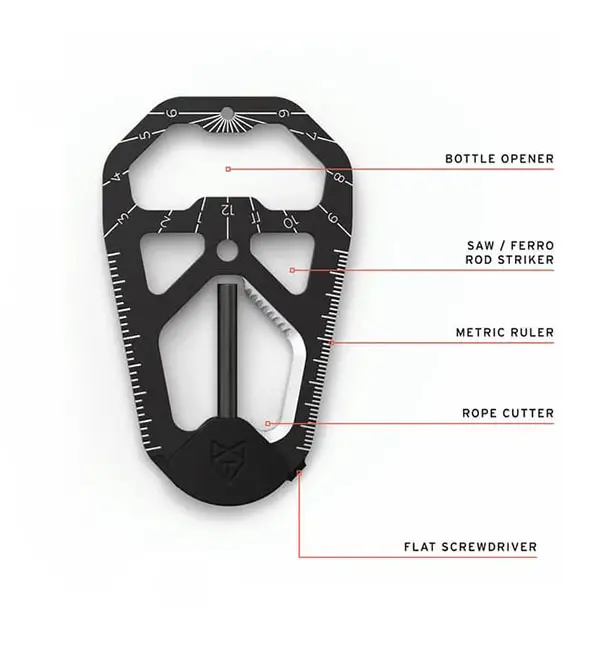 Tactica M.020 Camping Tool Card