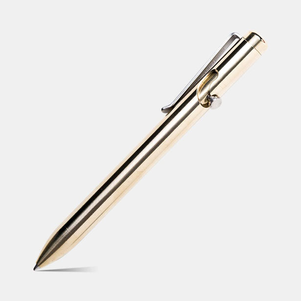 Writing with Tactile Turn Bolt-Action Pen Can Be Addictive - Tuvie Design