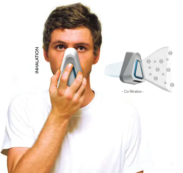 TAG Smoke Mask by Germain Verbrackel Protects You From Carbon Monoxide Poisoning