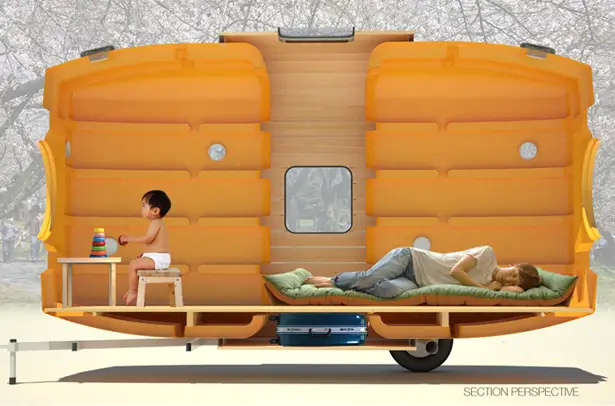 Taku Tanku Traveling Little House by Stereo Tank and Takahiro Fukuda
