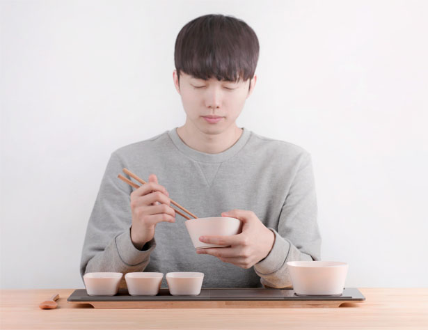 Tangibowls - Tableware Set for Visually Impaired People