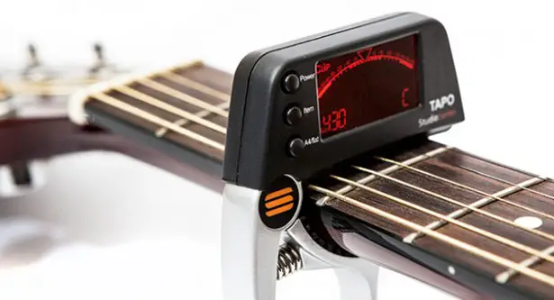 Capo with built in cheap tuner