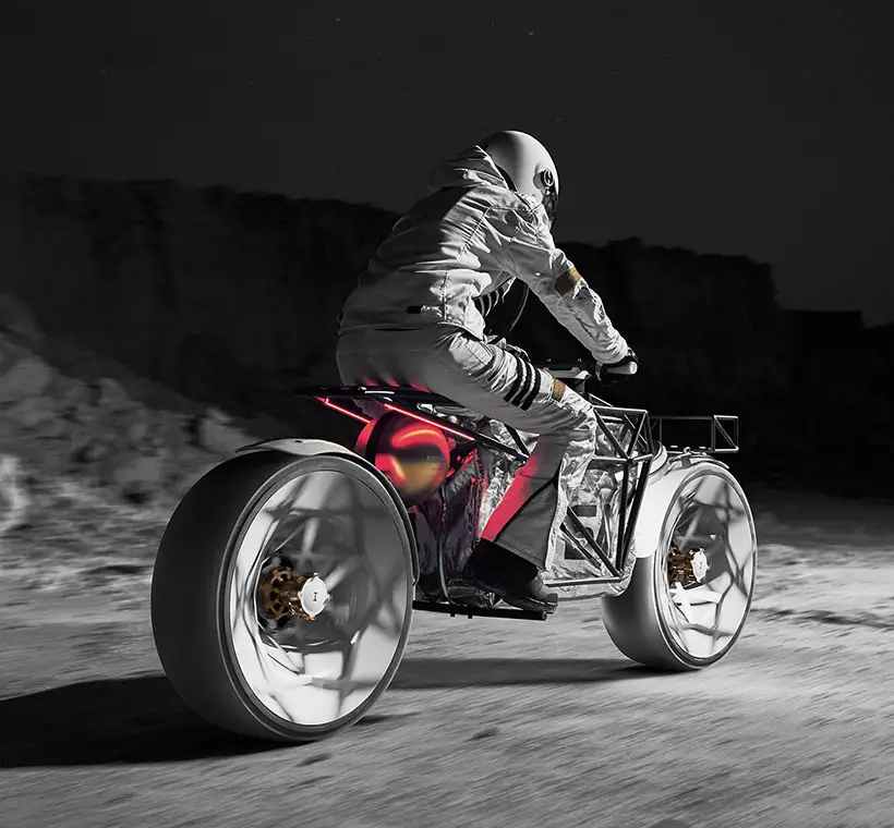 Tardigrade - Futuristic World's First Moon Concept Motorcycle