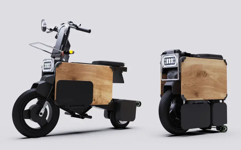 ICOMA Tatamel Bike - Collapsible Electric Bike That You Can Park Anywhere