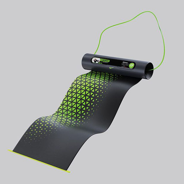 Technofit Concept Exercise Mat Design Study for Nike by Salvo Lo Cascio