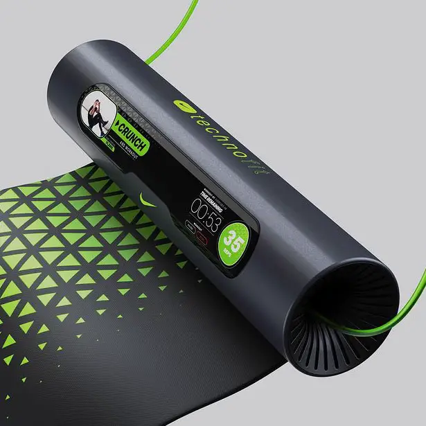 Technofit Concept Exercise Mat Design Study for Nike by Salvo Lo Cascio