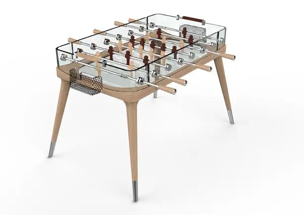 Teckell 90-degree Minuto Foosball Table