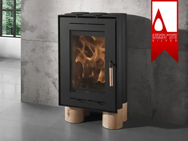 Tek Lumber Wood Stove by Inngage Design