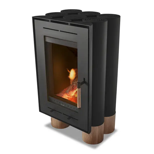 Tek Lumber Wood Stove by Inngage Design