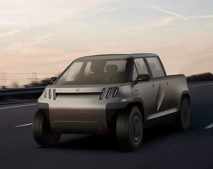 Yves Behar Designs Telo, A New Kind Electric Pickup Truck That's The Size of A Mini Cooper