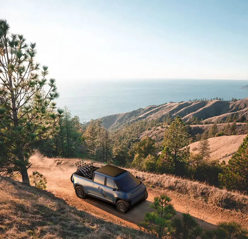 Yves Behar Designs Telo, A New Kind Electric Pickup Truck That's The Size of A Mini Cooper