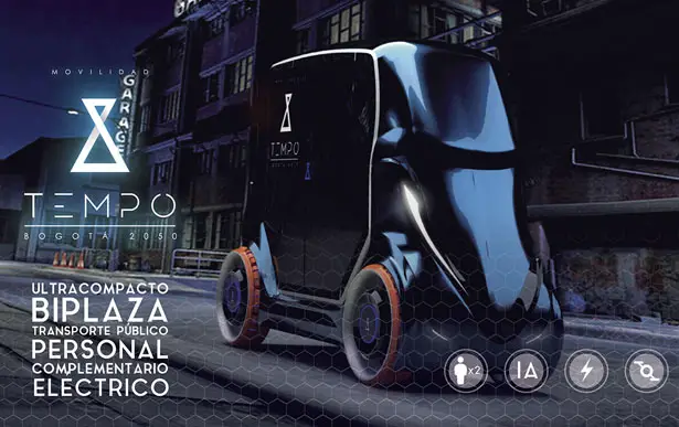 Tempo Futuristic Mobility For The Year of 2050 by Alejandro Otalora and Santiago Salamanca