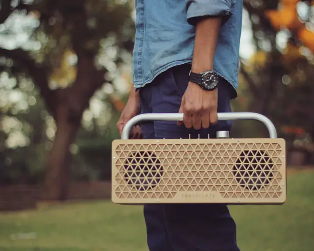 Tesellate : Boombox Style Bluetooth Speaker by Burhan ud din Khateeb