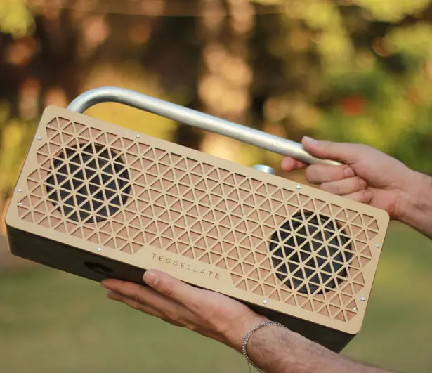 Tesellate : Boombox Style Bluetooth Speaker by Burhan ud din Khateeb