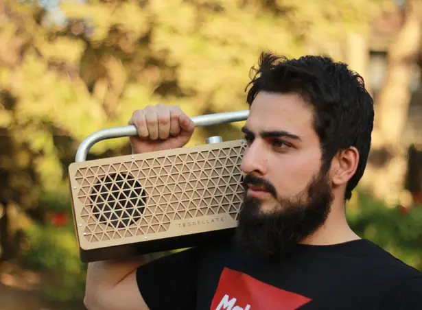 Tesellate : Boombox Style Bluetooth Speaker by Burhan ud din Khateeb