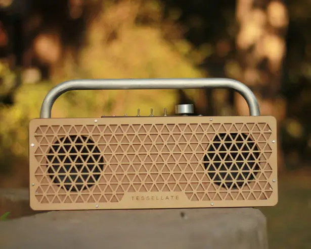 Tesellate : Boombox Style Bluetooth Speaker by Burhan ud din Khateeb