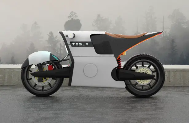 Tesla e-Bike : An Electric Motorcycle Design Proposal for Tesla Motors