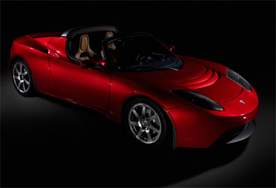 fully electric tesla roadster