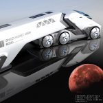 Futuristic Space Tesla Truck by Alexander Imnadze Baldini