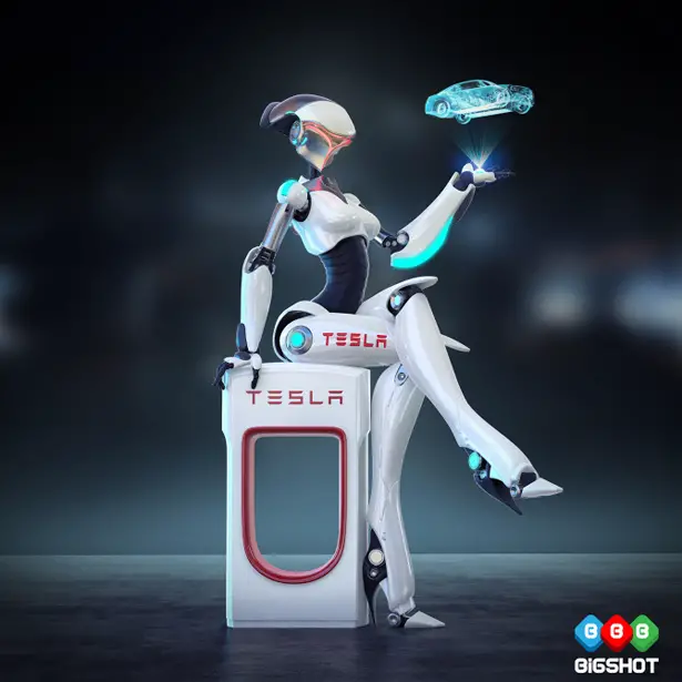 Tess Sexy Robot by Bigshot Toyworks