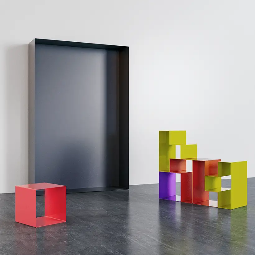 Tetris Bookcase by Fujun Wang