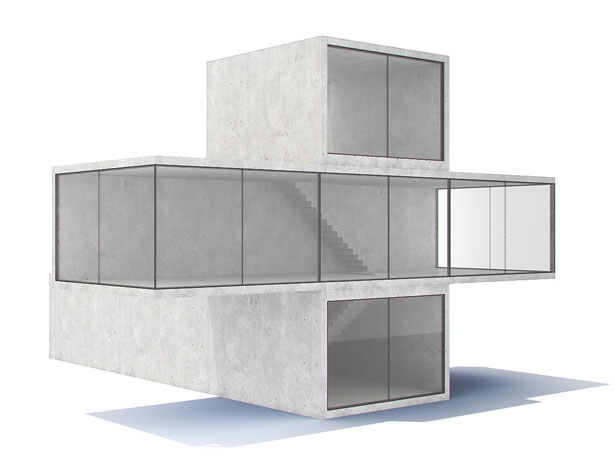 Tetris House by Universe Architecture