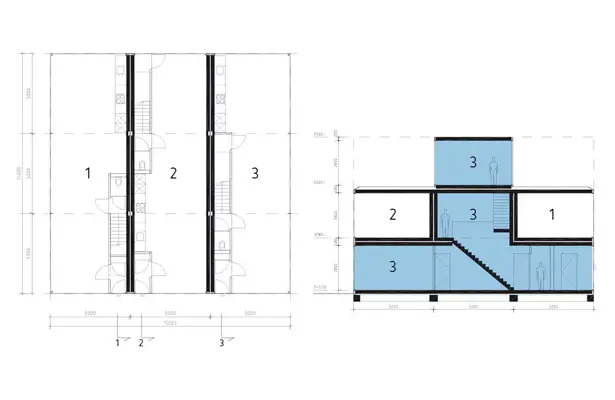 Tetris House by Universe Architecture