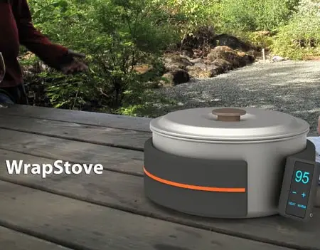 The Compact and Lightweight WrapStove Can Give Great Cooking Convenience to The Campers