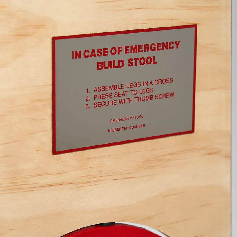 The Emergency Stool by Nik Bentel Studio