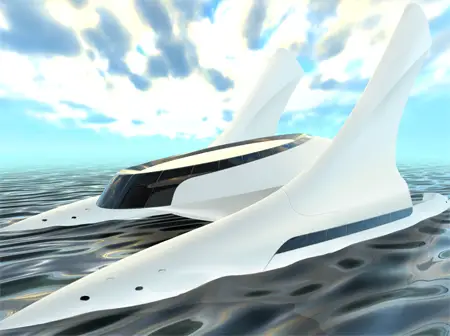 The Giant 3 Tier Futuristic Enso Yacht