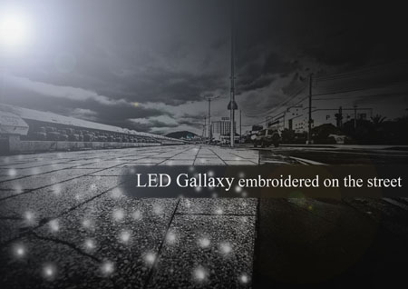 The Innovative Led Galaxy Streetlamp Can Generate A Galaxy Of Stars On The Ground