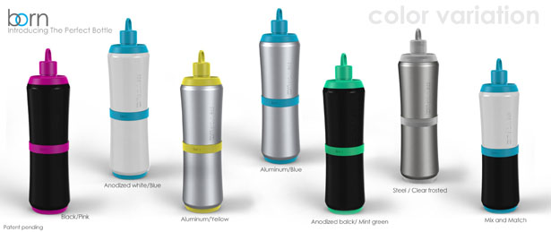 The Perfect Bottle : Modular Stainless Steel Bottle by Brianna Coffey