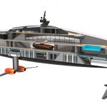 Plectrum Concept Superyacht Is Powered by Unique Foiling System