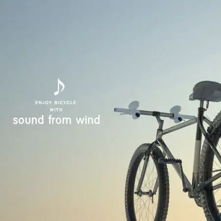 the sound from the wind