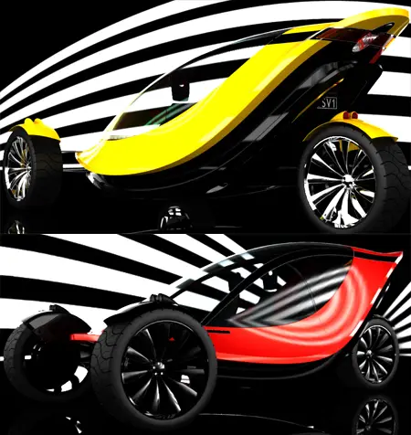 sv1 futuristic car