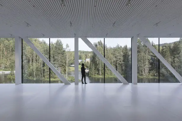 The Twist Bridge at Kistefos Sculpture Park In Norway by BIG