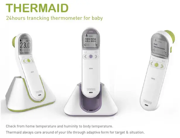 Thermaid : 24hours Tracking Thermometer by Yoonkyum Kim