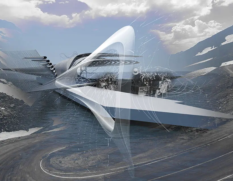 Thermodynamic Wind Turbine Chapel and Club by Margot Krasojevic