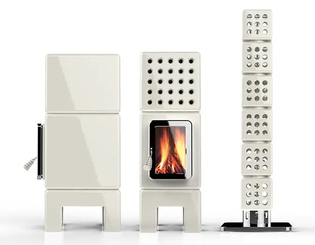 ThermoStack Stove Centered Heating System by Adriano Design