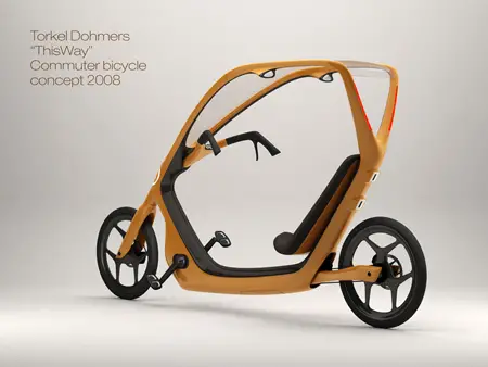 “ThisWay” Bicycle with Semi-Enclosed Design