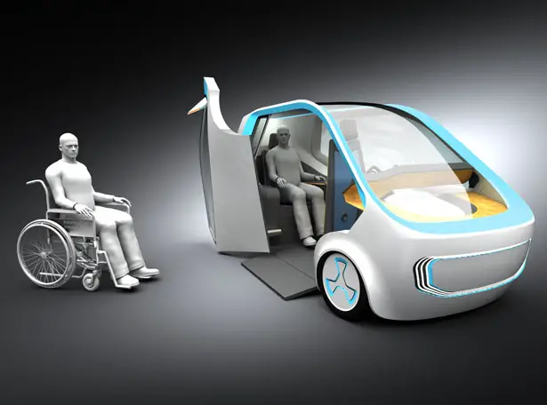 Three-Wheeled Car for Handicapped People by Filip Mirbauer and Jiri Krejcirik