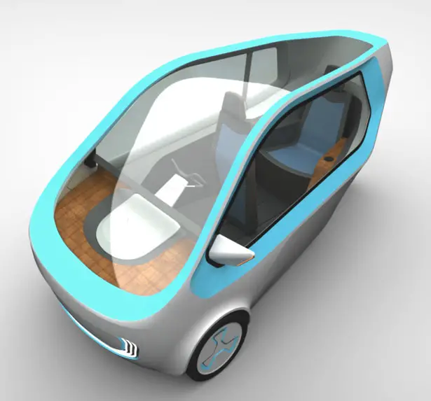 Three-Wheeled Car for Handicapped People by Filip Mirbauer and Jiri Krejcirik